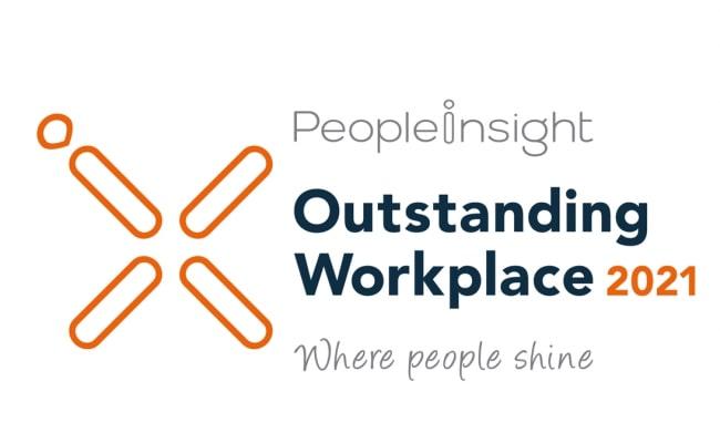Logo: People Insight, Outstanding Workplace 2021