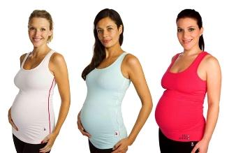 3 pregnant women modelling Fittamama clothing